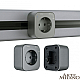 Трековая розетка Arte Milano Am-track-sockets 380022TS/ES Grey