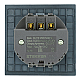 Розетка 1-местная з/ш с/з 16А + USB + Type C (механизм), Stekker, 250В, 20W Мия, RST16-3119-05, черный бархат 50452