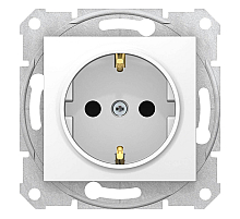 Розетка Schneider Electric Sedna с з/к со шторками 16A 250V SDN3001721