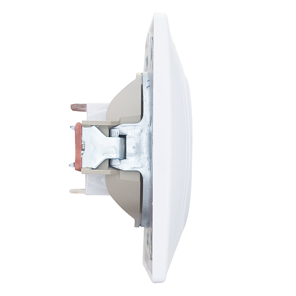 Розетка двойная компьютерная RJ45 скрытой установки IP20, белая 'Дельта' General 477231