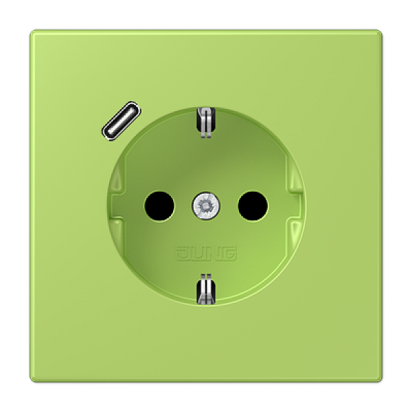 Розетка 2K+З USB Typ C Jung LC1520-18C221
