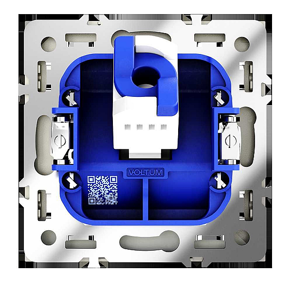 Розетка компьютерная встраиваемая Voltum S70 RJ45 кат.6, (шелк) VLS060104