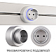 Трековая розетка Arte Milano Am-track-sockets-39 397951TS/ES Silver