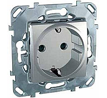 Розетка Schneider Electric Unica б/з со шторками 16A 250V MGU5.033.30ZD