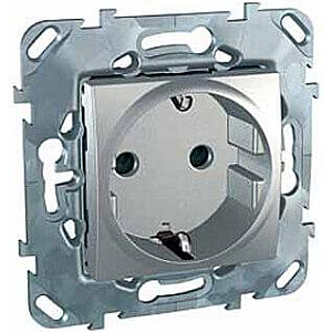 Розетка Schneider Electric Unica б/з со шторками 16A 250V MGU5.033.30ZD