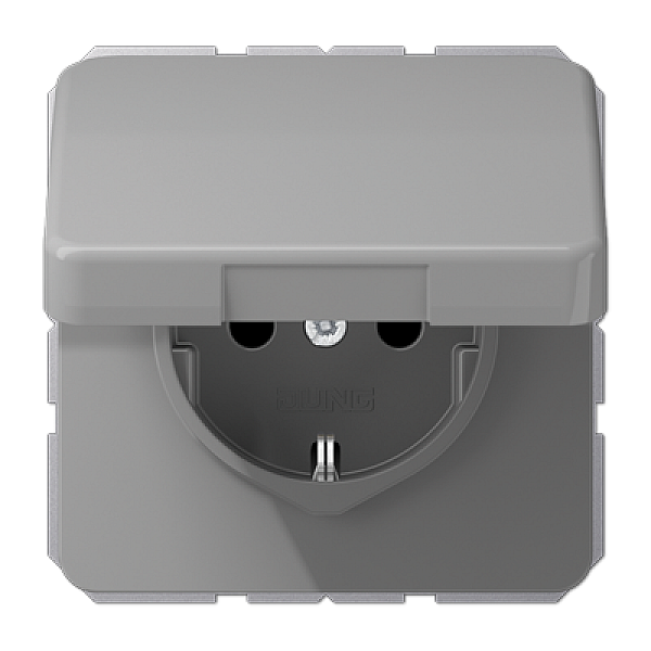 Розетка штепсельная Schuko Jung CD1520BFKLGR