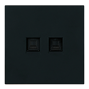 Розетка компьютерная 2-местная RJ-45 (механизм) Stekker Мия RST00-3111-05 50451