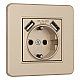 Розетка Arte Milano SET16-1-47-1 shampan