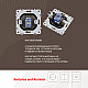 Розетка RJ45 Arte Milano 206.45-1.shampan