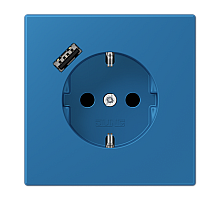 Розетка 2K+З USB Typ A Jung LC1520-18A211