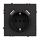 Механизм розетки с USB зарядкой Arlight SCT-NOBE-MUAA-SFPL-BK (230V, 16A) 054289