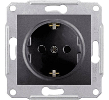 Розетка Schneider Electric Sedna с/з со шторками 16A 250V SDN3000170