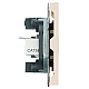 Розетка TV + компьютерная RJ-45 (механизм), Stekker Эмили, RST00-5106-08, кашемир, soft touch 49898