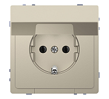 Розетка Schneider Electric Merten D-Life 16A с/з и крышкой MTN2310-6033