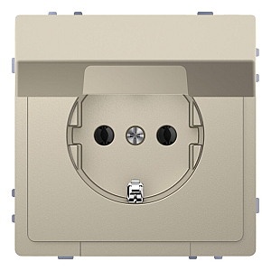 Розетка Schneider Electric Merten D-Life 16A с/з и крышкой MTN2310-6033