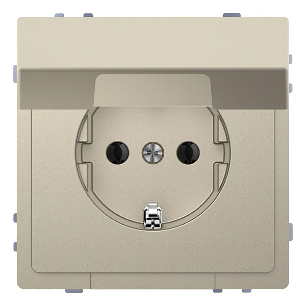 Розетка Schneider Electric Merten D-Life 16A с/з и крышкой MTN2310-6033