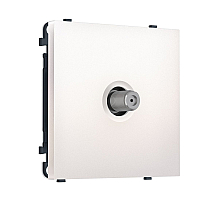 Комплект механизма TV розетки SAT SIGMA Жемчуг 5-2400MHz 3.5dB QUANT PRO Ambrella Volt MS213050 (SP2130, PR215)