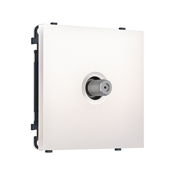 Комплект механизма TV розетки SAT SIGMA Жемчуг 5-2400MHz 3.5dB QUANT PRO Ambrella Volt MS213050 (SP2130, PR215)