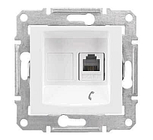 Розетка телефонная RJ11 Schneider Electric Sedna SDN4101121