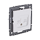 Розетка двойная RJ11 + RJ45 Cat.6, белый матовый Kollinger REA-011WM для Aspekt, Eleganz, Reflex