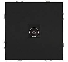 Розетка Эра Galaxy 15-3101-05 TV одиночная IP20 антрацит Б0070723