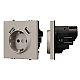 Розетка зк со шторками с USB тип А+А софт-тач кашемир Arlight SCT-MUAA-SFPL-CA (250V, 16A) 059442(1)