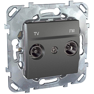 Розетка TV/FM оконечная Schneider Electric Unica MGU5.452.12ZD