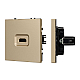 Розетка HDMI софт-тач золотой песок Arlight SCT-MHD1-SFPL-GD 061843(1)