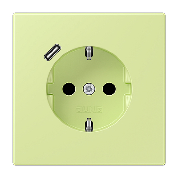 Розетка 2K+З USB Typ C Jung LC1520-18C222