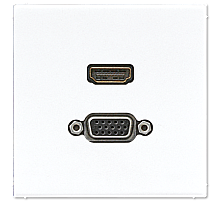 Розетка HDMI/VGA Jung MALS1173WW