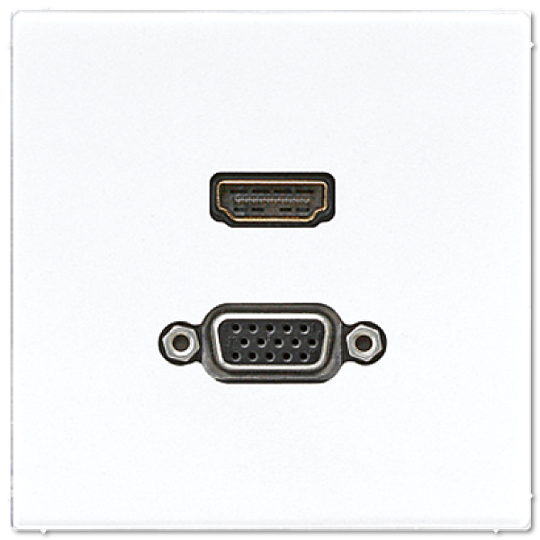 Розетка HDMI/VGA Jung MALS1173WW