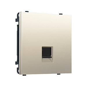 Комплект механизма компьютерной розетки SIGMA Шёлк RJ-45 Ambrella Volt MS552010 (SP5520, PR188)