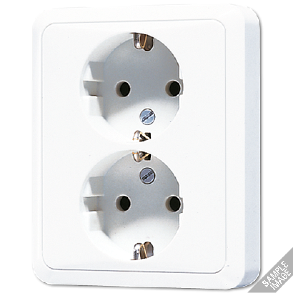 Розетка двухместная Jung CD5020NSW