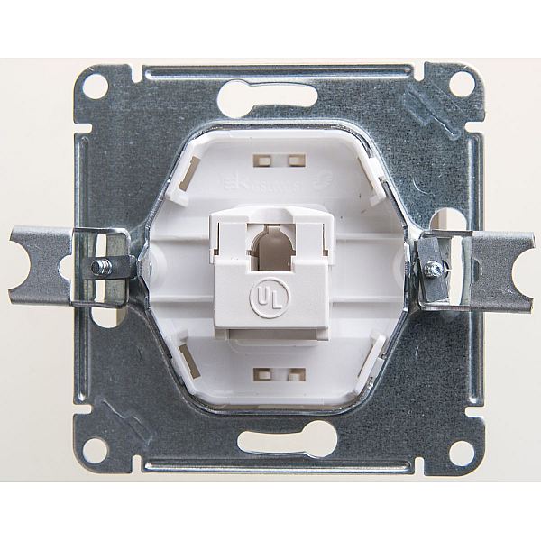 Розетка компьютерная RJ45 Systeme Electric Glossa 5e кат UTP перламутр GSL000681K
