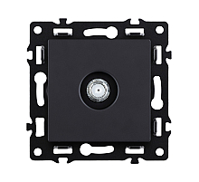 Розетка TV, черный Kollinger Asthetik AS-020BK
