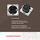 Розетка USB 2.1А+1А Arte Milano 206.46-1.black