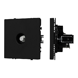 Розетка спутник софт-тач черный оникс Arlight SCT-MST1-SFPL-BK (SAT) 054297(1)