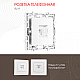 Розетка телефонная RJ11 Arte Milano 217.51-1.white