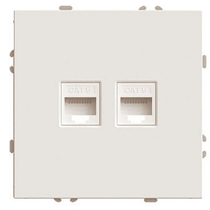 Розетка компьютерная 2-местная RJ-45 (механизм) Stekker Эмили RST00-5111-08 кашемир soft touch 49900
