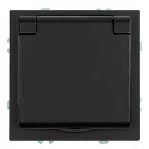 Розетка 1-местная с защитной шторкой Stekker RST16-5112-05 Эмили 49855