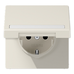 Розетка Schuko с крышкой Jung LS1520BFNAKL