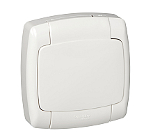 Розетка со шторками Schneider Electric Рондо RS16-126B-BI