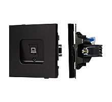 Механизм компьютерной розетки Arlight SCT-TENDO-MPC1-PL-BK (RJ-45, CAT6) 054104