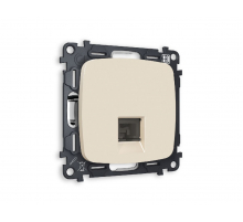 Комплект механизма компьютерной розетки RJ-45(8P8C) CAT6 со шторкой Ambrella Volt Omega MO332010