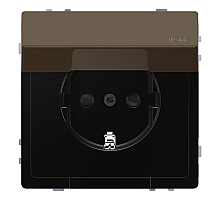 Розетка Schneider Electric Merten D-Life 16A с/з и крышкой MTN2314-6052