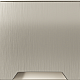 Накладка для розетки с заземлением защитными шторками и крышкой S70 Metal (никель) Voltum VLSM000811