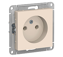 Розетка б/з, 16А, механизм Systeme Electric AtlasDesign Беж ATN000241
