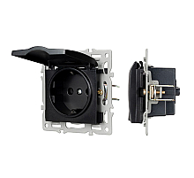 Механизм розетки влагозащищенный Arlight SCT-MCP-PL-BK (250V, 16A) 043746