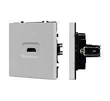 Розетка HDMI софт-тач никель Arlight SCT-MHD1-SFPL-IS 061845(1)
