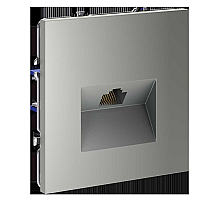 Розетка компьютерная Voltum S70 VLS060105 (сталь)